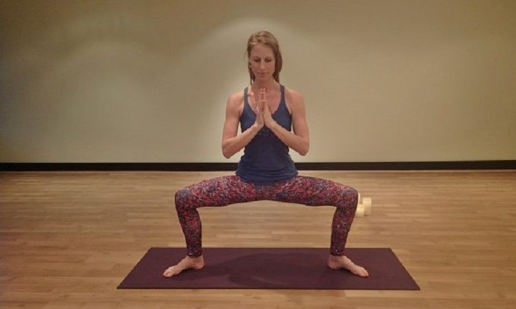 Yoga Pose: Goddess on Toes