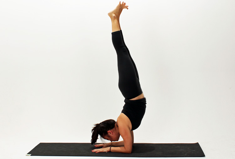 Yoga Tutorial: Scorpion Pose at the Wall - YouTube