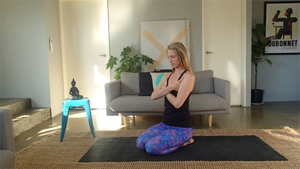 Vajrasana Variation