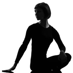 yoga seated twist pose