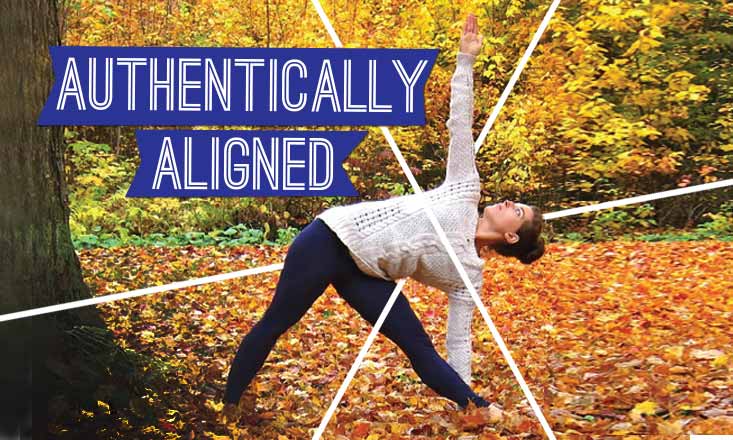 Authentically Aligned Triangle Pose