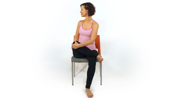 Seated Pigeon Twist