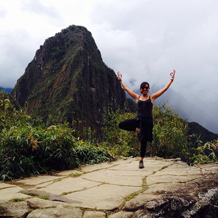 Woman in Tree Pose