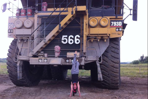 Tractor Handstand