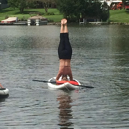 Headstand On A Boat