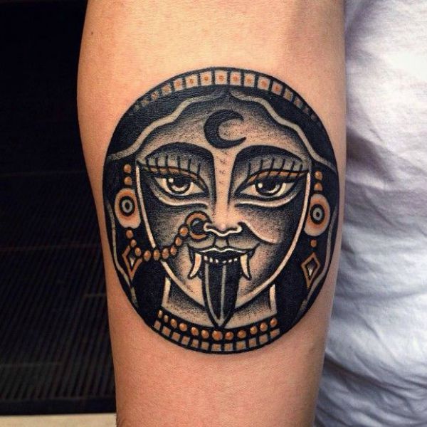 18 Beautiful Yoga-Inspired Tattoos -- kali