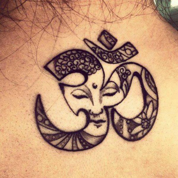 18 Beautiful Yoga-Inspired Tattoos -- om