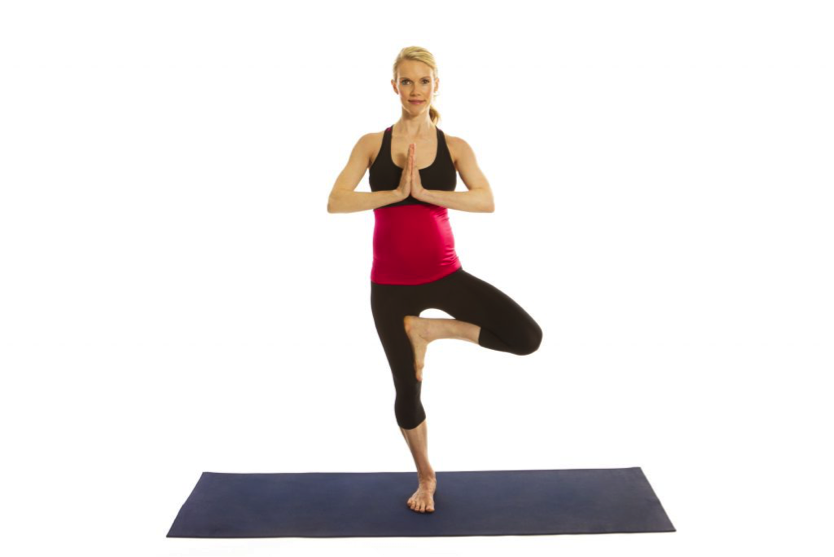 prenatal tree pose