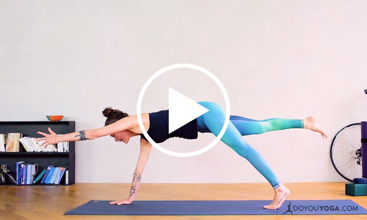 Intermediate Vinyasa for Straight Up Core Strength (VIDEO)